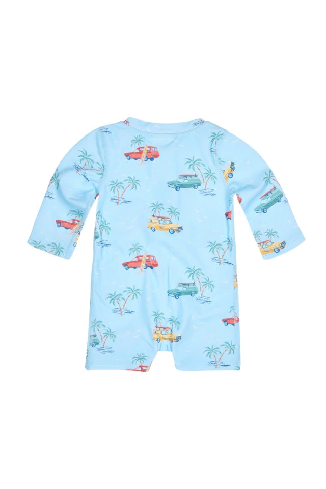 Splash Swim Onsie - Swell Seekers Sky