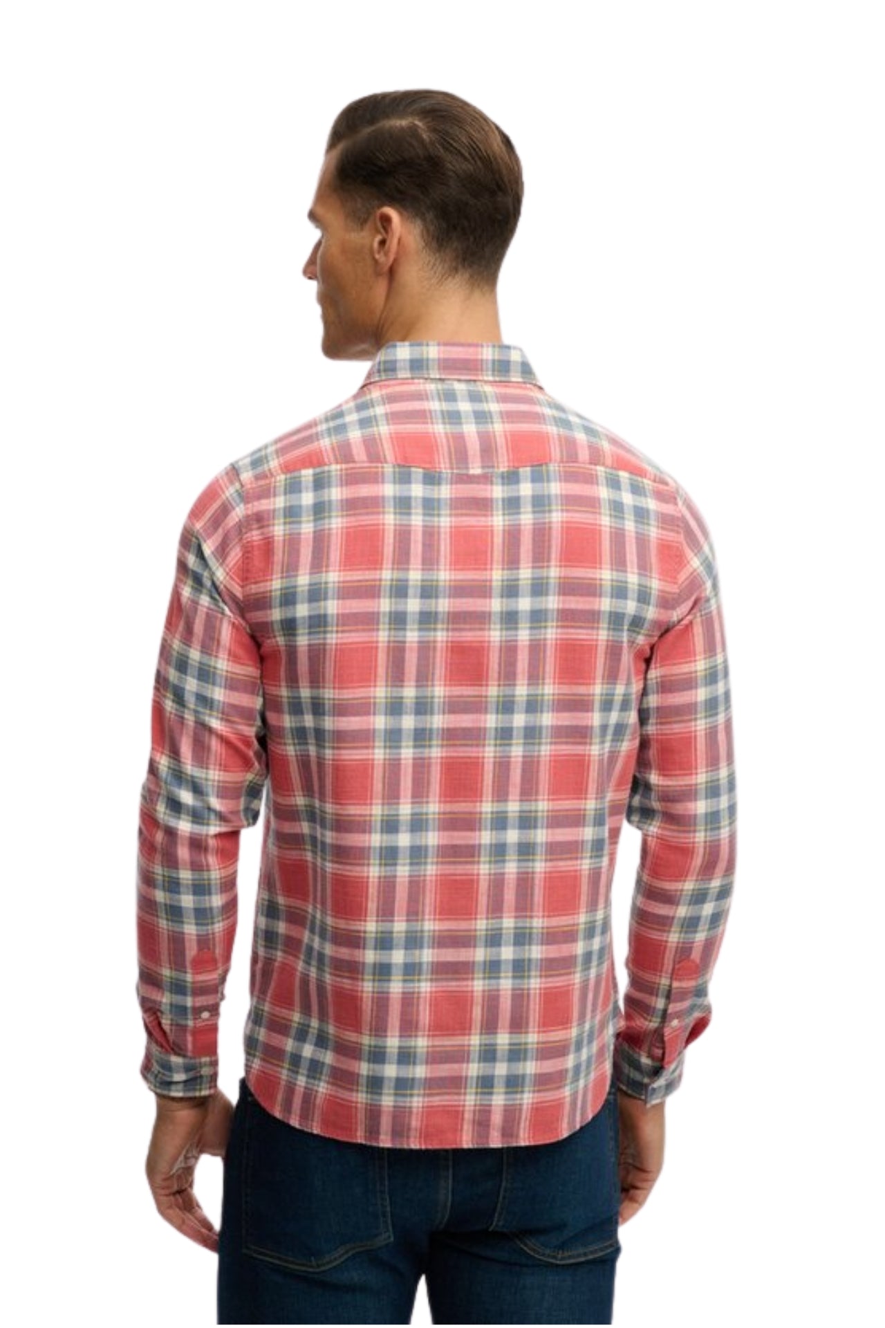 Merchant Lite Check Shirt - Washed Rose Check