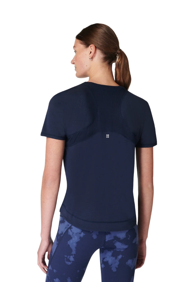 Breathe Easy Mesh T-Shirt - Navy Blue