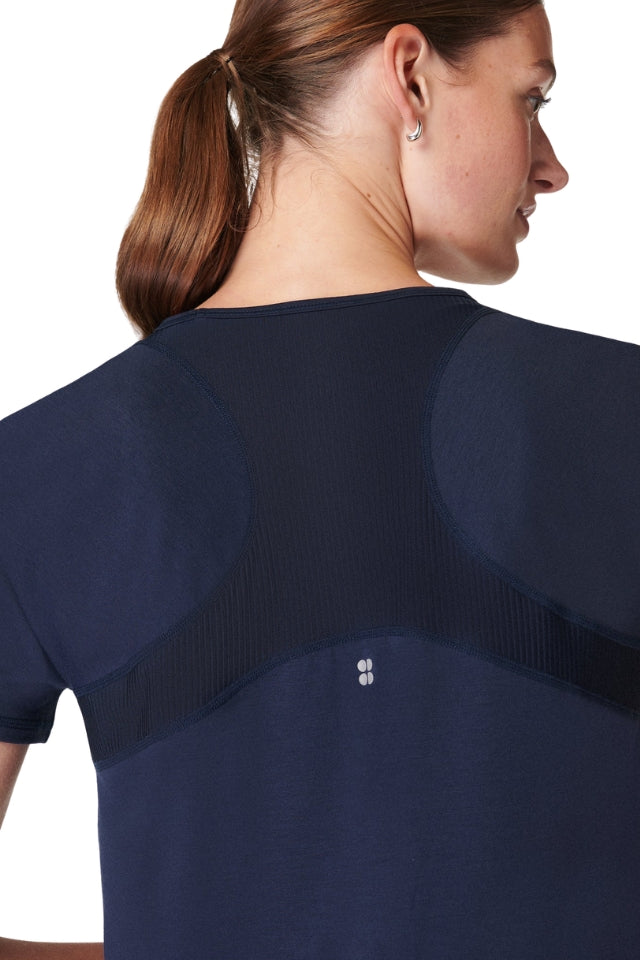 Breathe Easy Mesh T-Shirt - Navy Blue