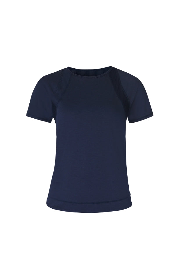 Breathe Easy Mesh T-Shirt - Navy Blue