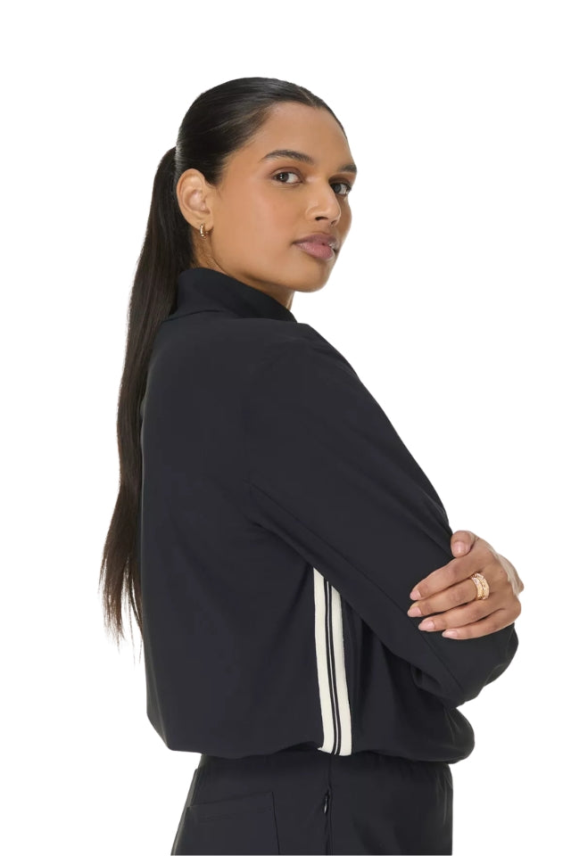 Explorer Side Tape Zip Through - Black