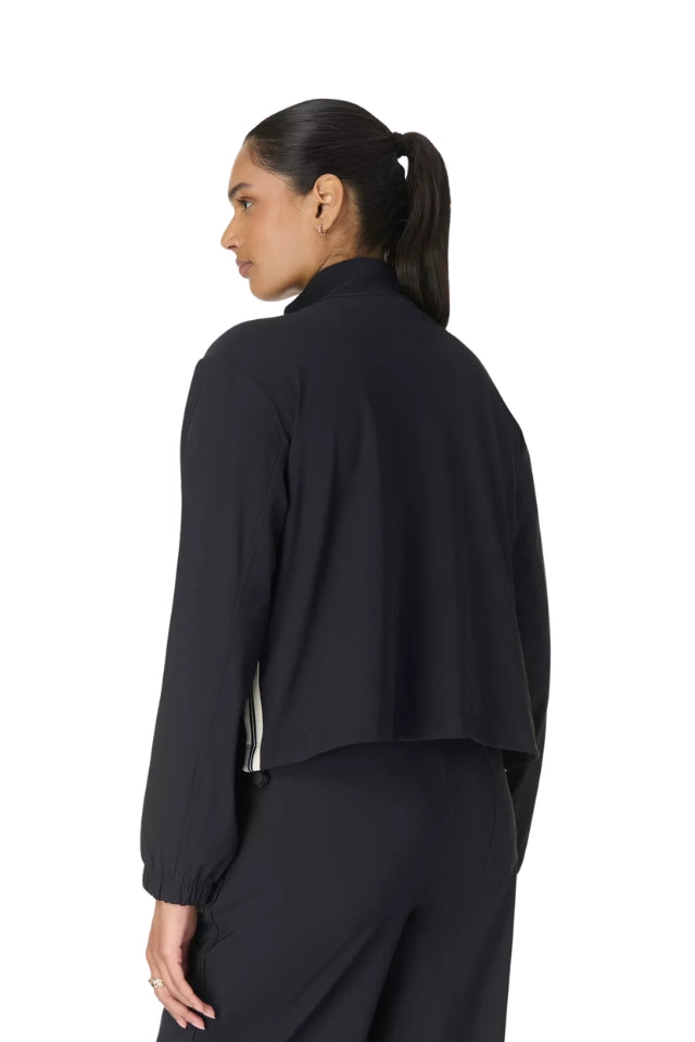 Explorer Side Tape Zip Through - Black
