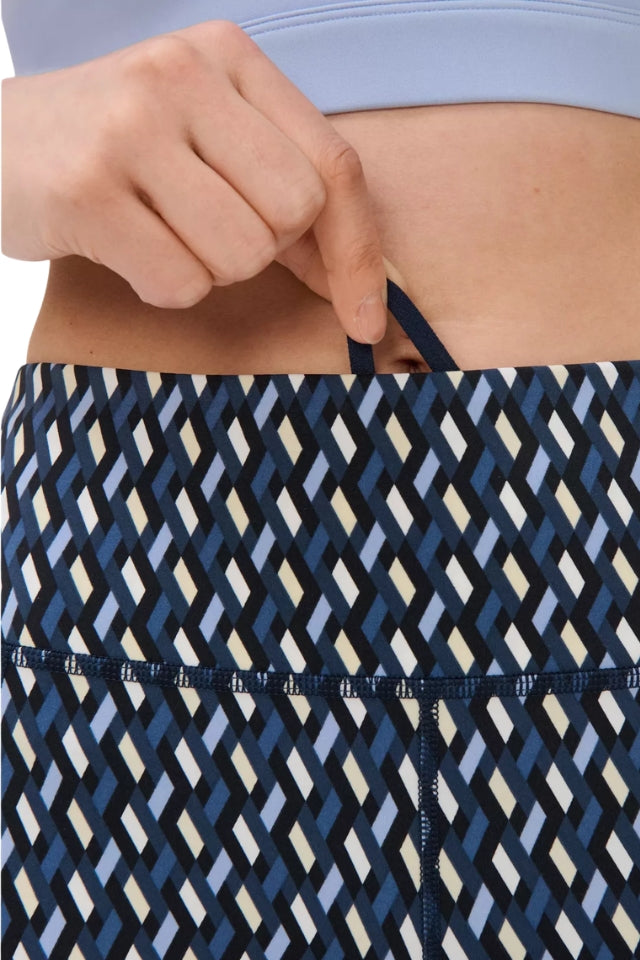 Power 6" Biker Shorts - Blue Link Geo