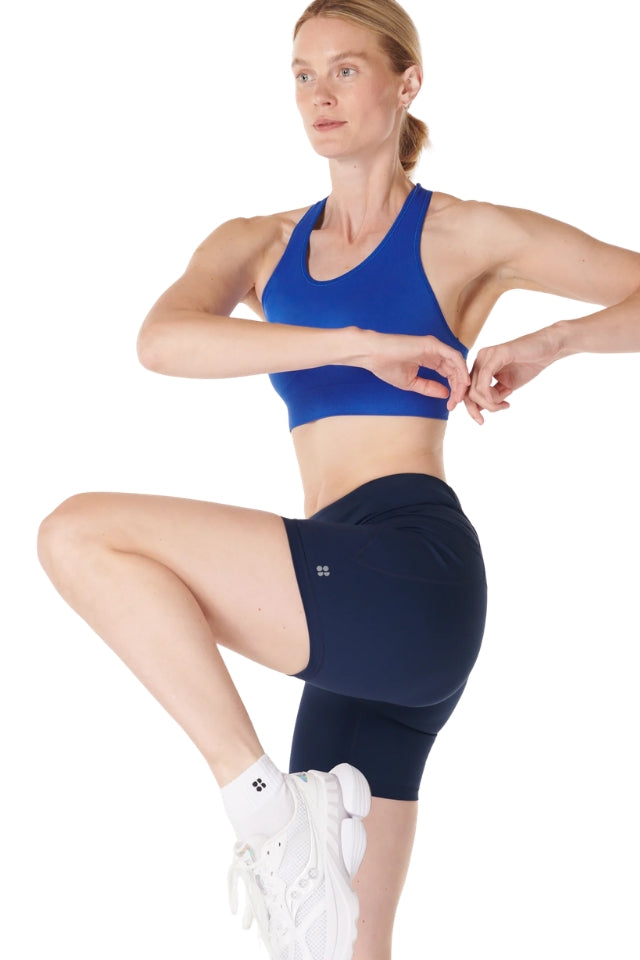 Power 6" Biker Shorts - Navy
