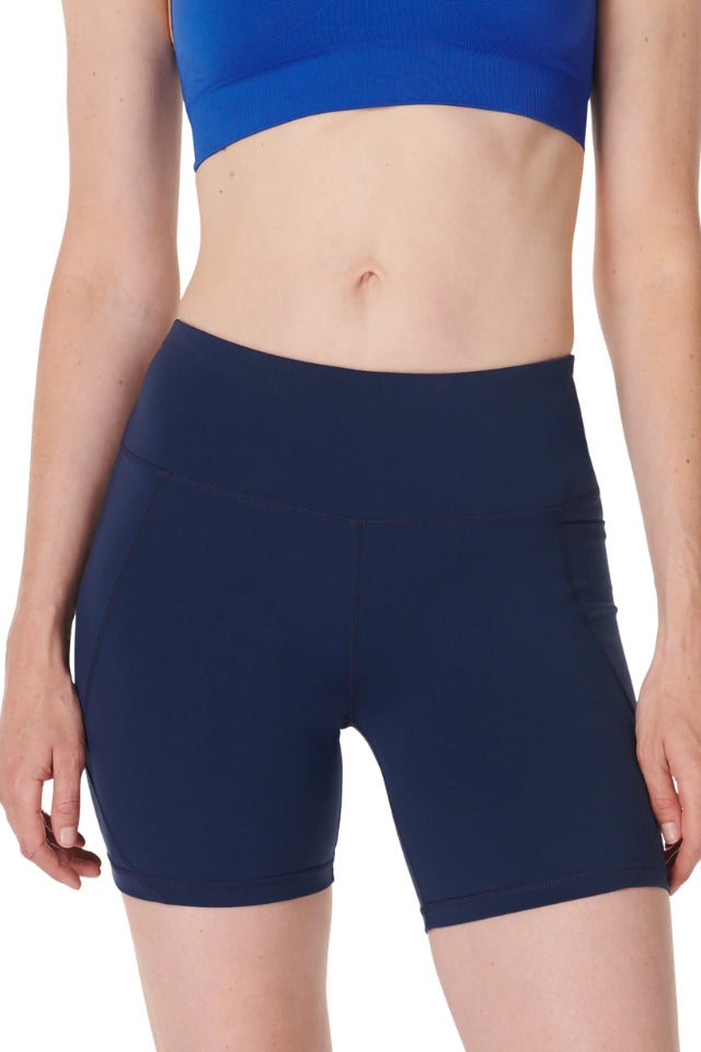 Power 6" Biker Shorts - Navy