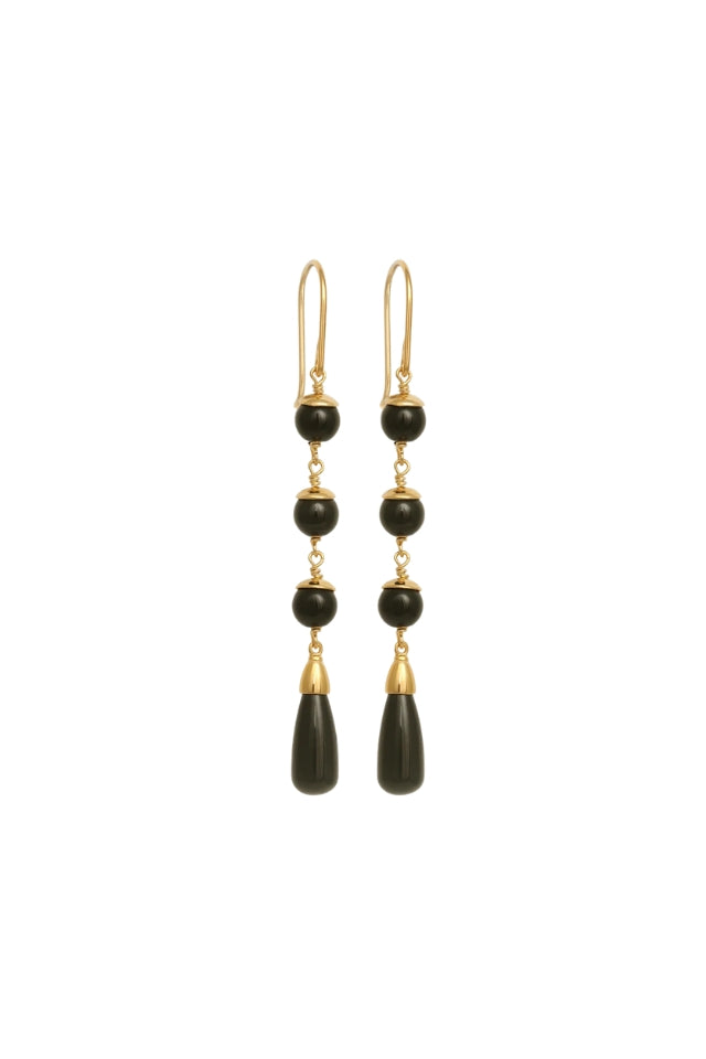 Sitta Earrings - Gold Vermeli