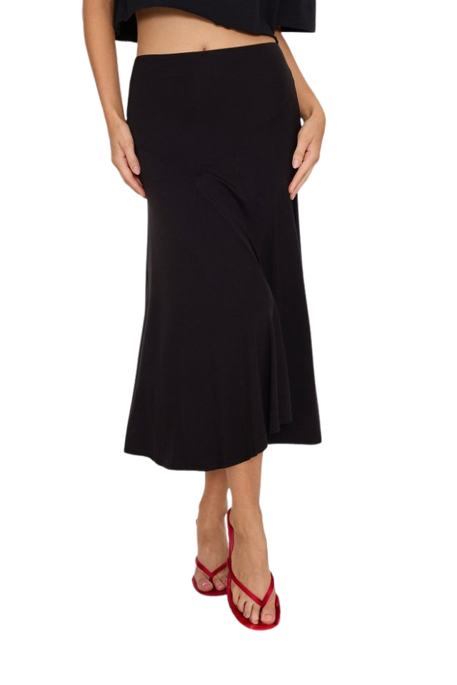 Sienna Midi Skirt - Black