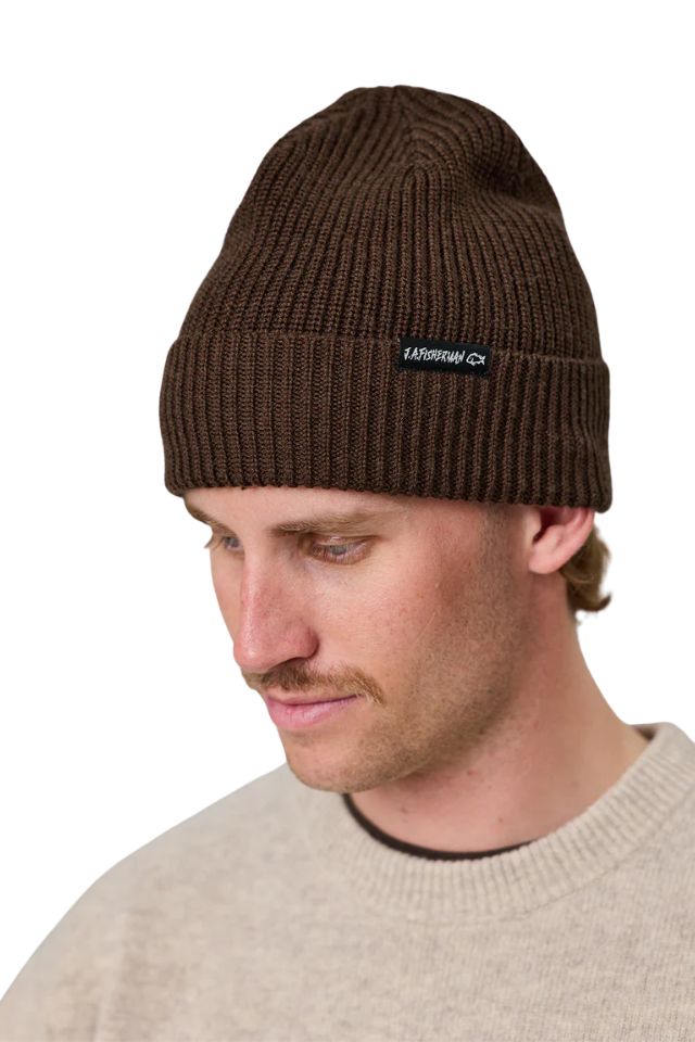 J.A.Fisherman Beanie - Brown