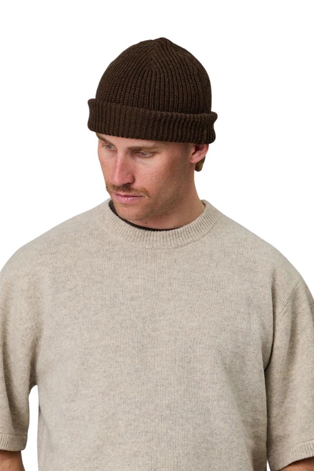 J.A.Fisherman Beanie - Brown