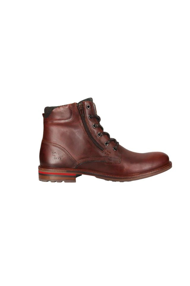 Woodland Lace Up Boots -Rust