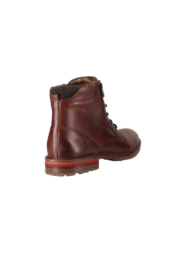 Woodland Lace Up Boots -Rust