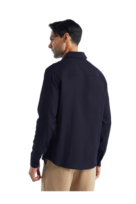 Icebreaker Men's Steveston Shirt Midnight Navy