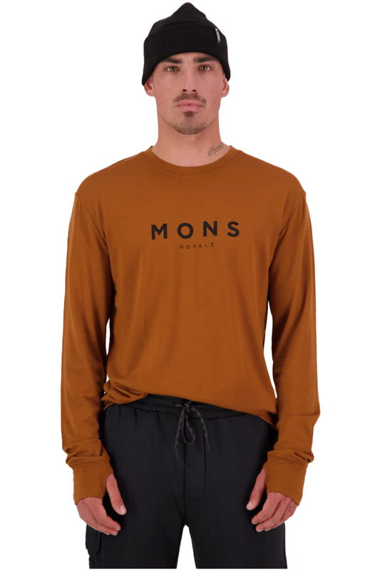 100685 Mons Royale Men's Yotei Classic LS Top Copper