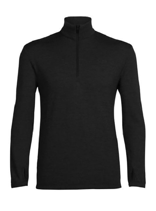 100871 Icebreaker Men's Original Half Zip Black