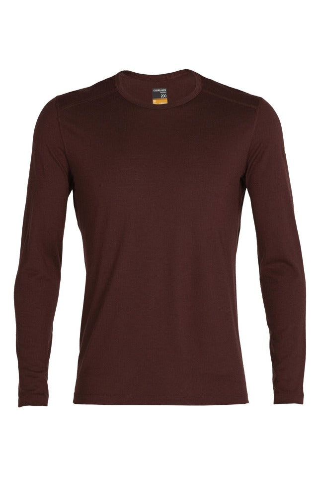 Icebreaker Men's 200 Oasis Crewe Espresso 
