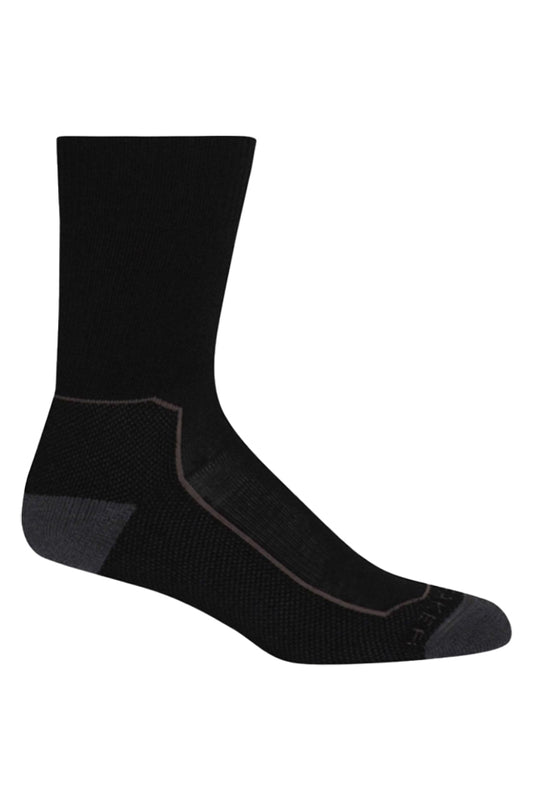 105097371 Icebreaker Womens Hike+ Medium CRew Sock Black