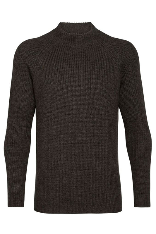 Icebreaker Men's Hillock Funnel Neck Sweater Peat