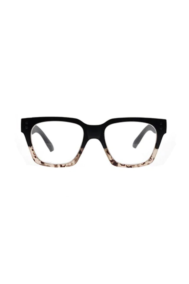 Daily Eyewear 10am Readers Black Grey Tort