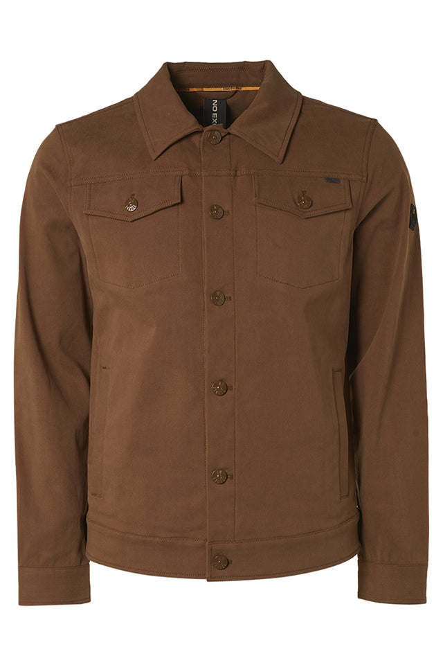 No Excess Woven Stretch Jacket Camel 