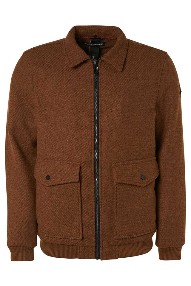 No Excess Bomber Jacket Camel