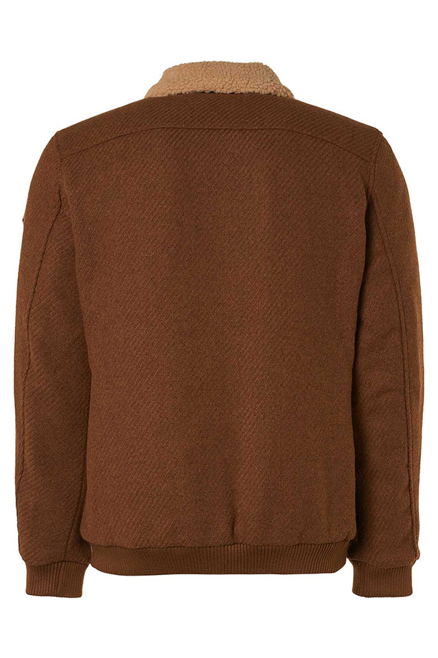 No Excess Bomber Jacket Camel