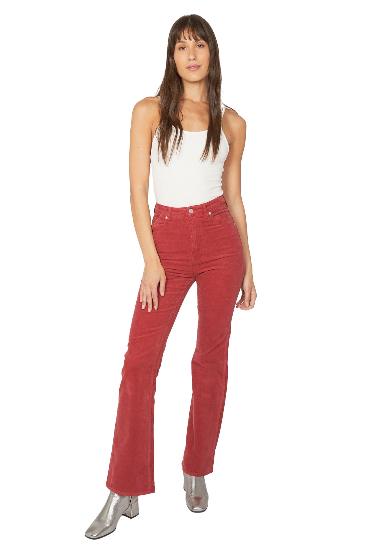 Rollas Dusters Bootcut Cord Ruby 