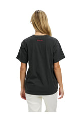 Rollas Coca Cola Classic Tomboy Tee Washed Black 
