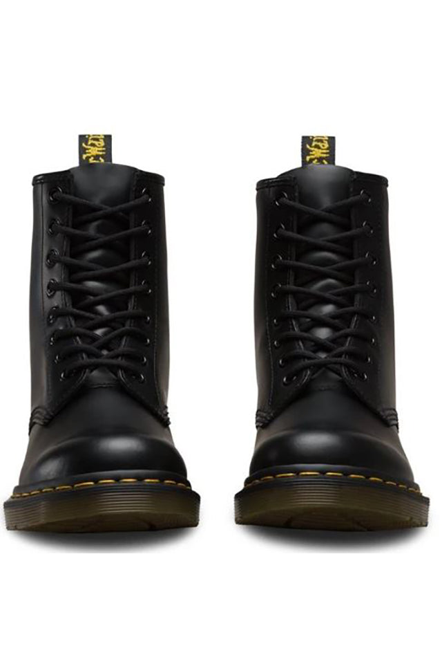 Dr Martens 1460 DMC 8 Up Boot Black SMooth