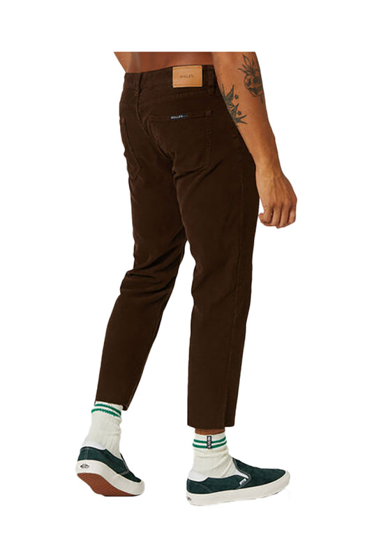 The Relaxo Chop Trouser by Rollas Dark Brown 