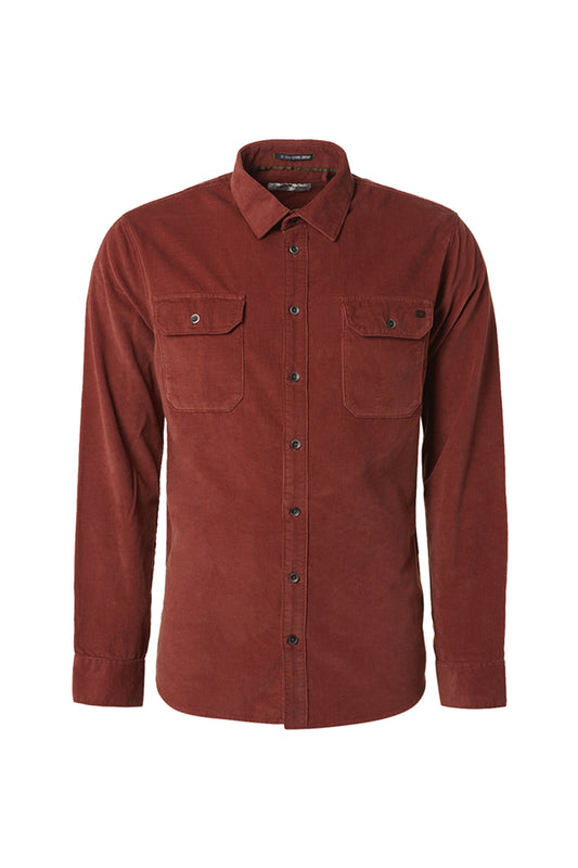 17430825S No Excess Corduroy Shirt Brandy 