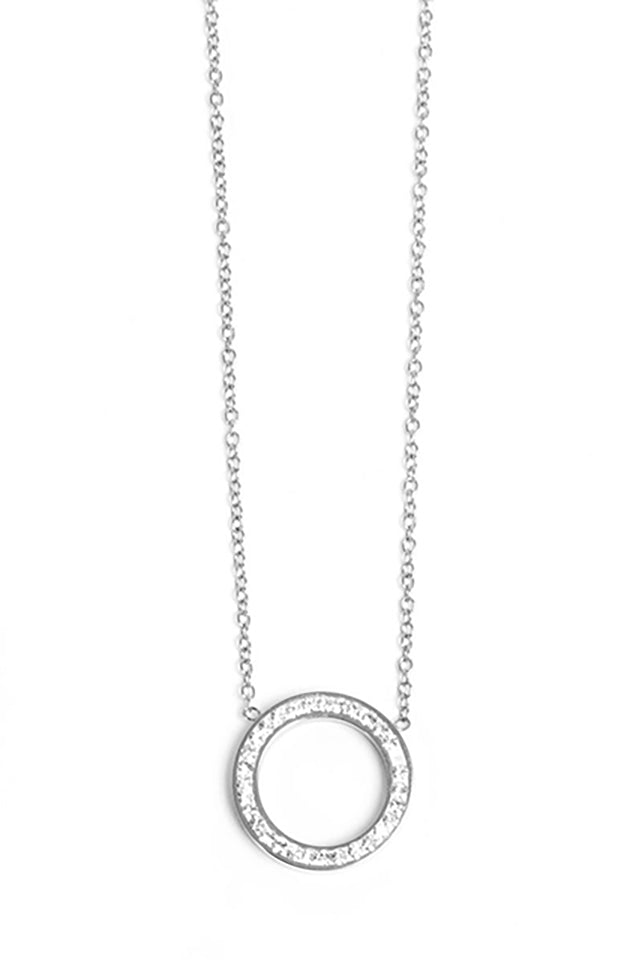 2046-0189 A&C Jewellery Crystal Circle Necklace