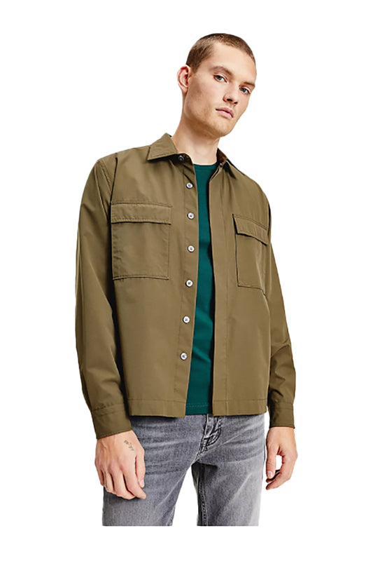 21658 Tommy Hilfiger Utility Overshirt Army Green