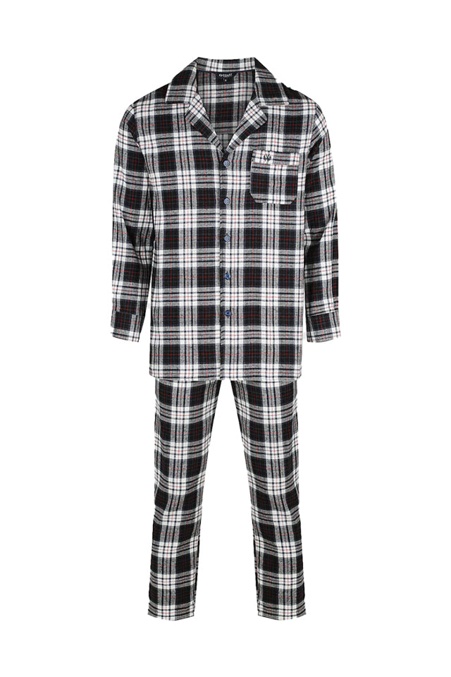 Coast Clothing Harbour Flannel PJ Set Check