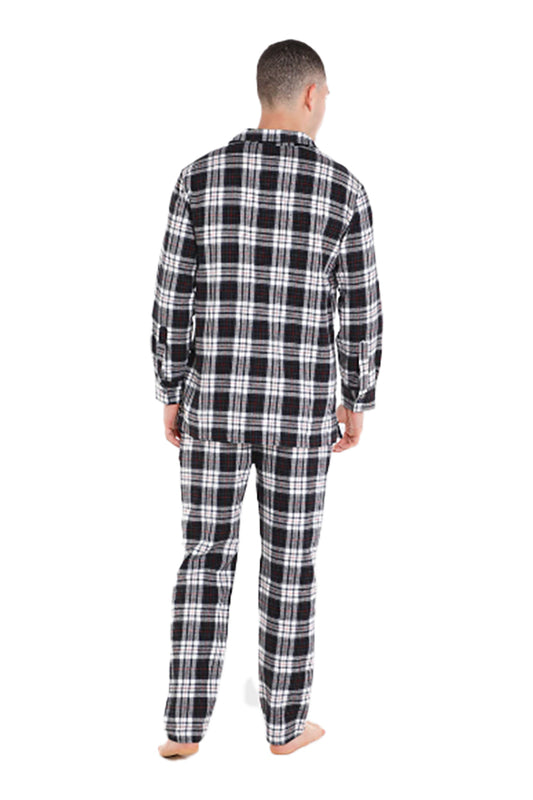 Coast Clothing Harbour Flannel PJ Set Check