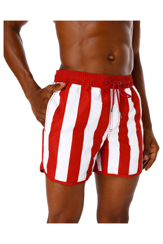 22CCB636 Coast Hayman Island Boardshorts Red Stripe 