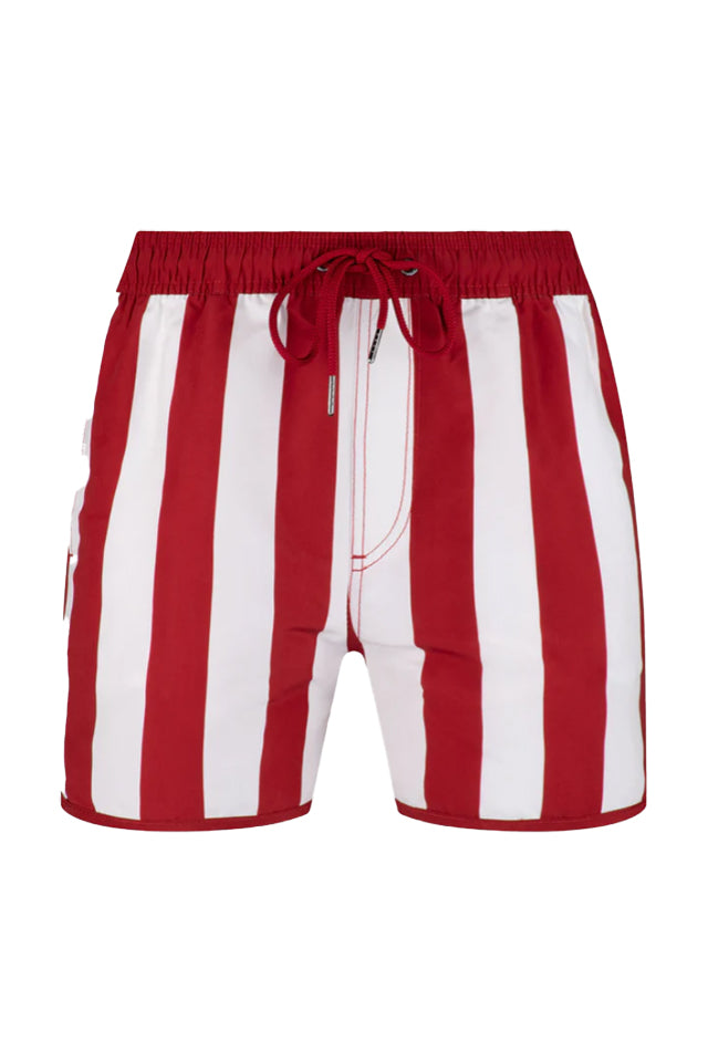 22CCB636 Coast Hayman Island Boardshorts Red Stripe 