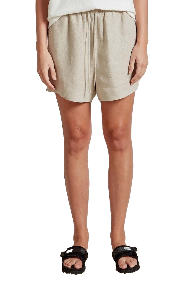 22S601 The Academy Brand Women's Reviera Short Oatmeal