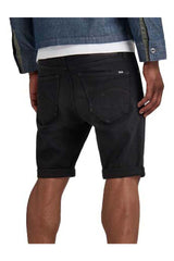 G-Star 3301 Slim Denim Shorts Black