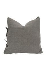 4374 Hawthorne Tully Tie Cushion Charcoal