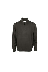 Silverdale 4956 1/4 Zip Coverstitch Pullover Charcoal