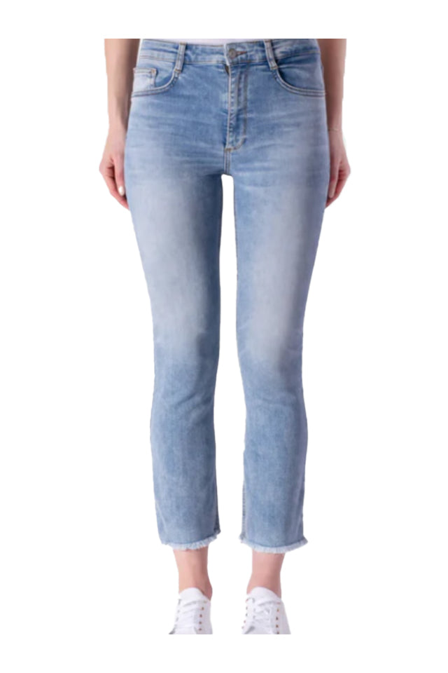 513514447 LTB Lynda Crop Flair Jean Denim 