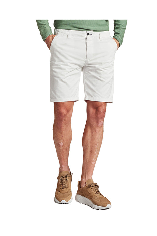 Dstrezzed Presley Dense Twill Shorts White