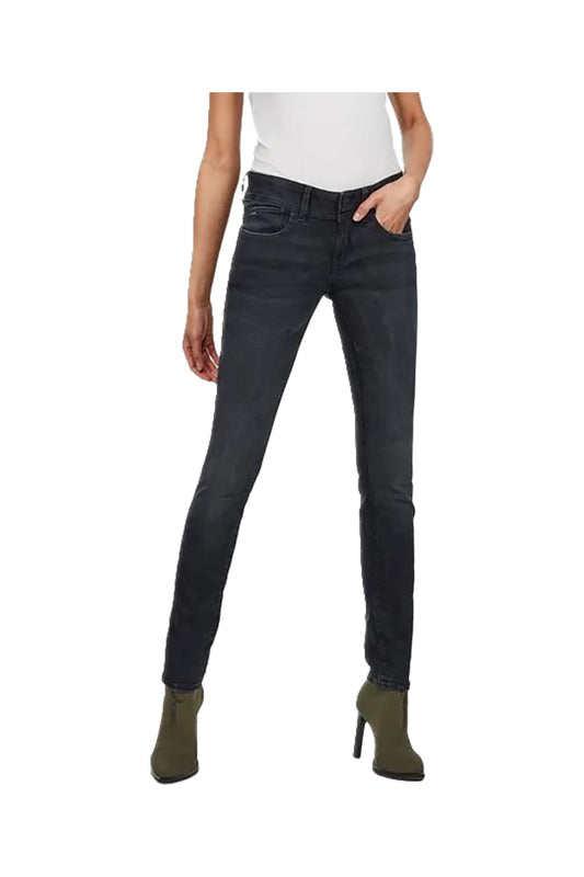 G-Star Lynn Mid Skinny Jeans Dark Aged 