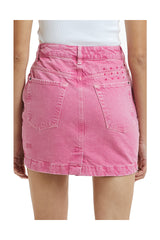 Ksubi Super X Mini Skirt Dusted Pink