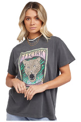 6404045 All About Eve Electric Tee Charcoal 