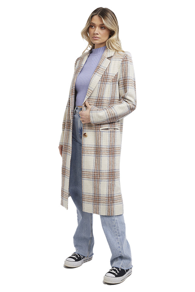 6416055 All About Eve Phillipa Check Coat 