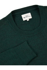 Ben Sherman Signature Merino Crew Sweater Dark Green 