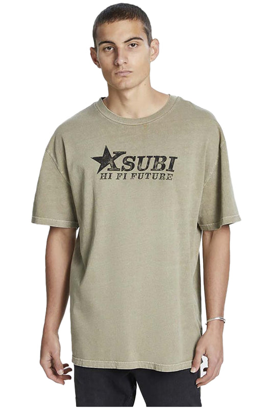 Ksubi Hi Fi Biggie Tee Khaki 