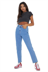 Women's A-Brand '94 High Slim Light Blue Denim Jeans in Colour Georgia